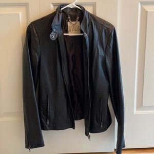 BB Dakota | Leydon Leather Jacket | Genuine Washed Leather